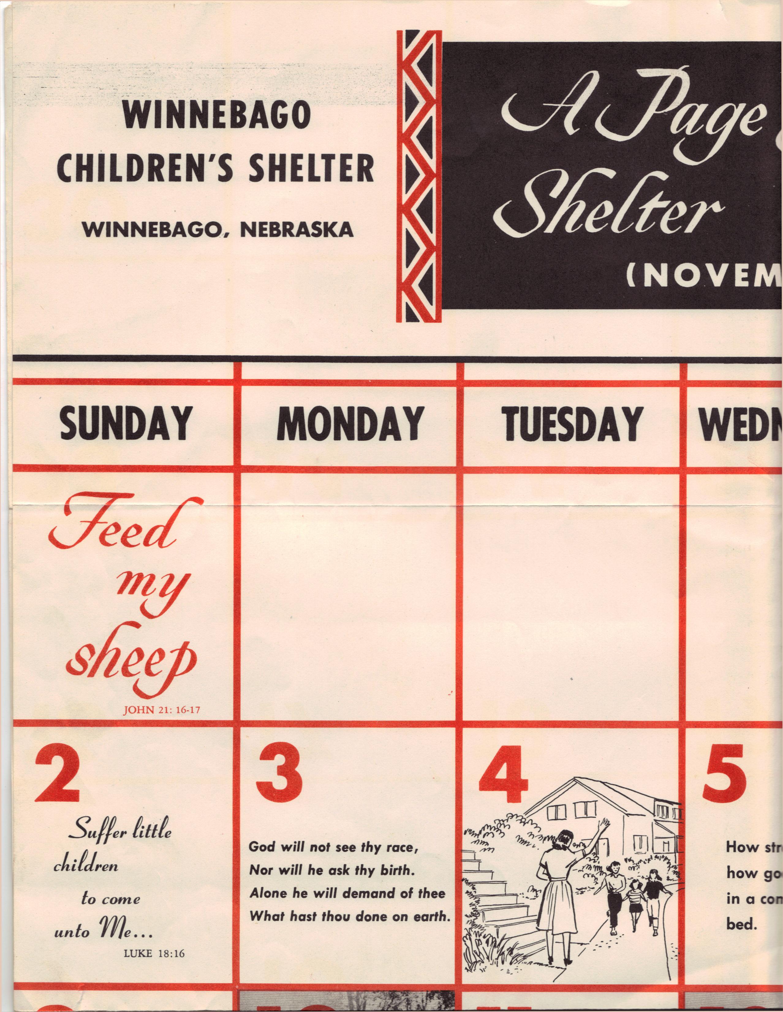 1952: November Calendar (1)